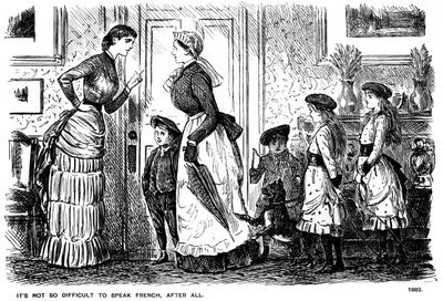 Afinal, não é tão difícil falar francês 1882 1891. de George du Maurier