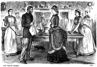 A estação festiva, 1883 1891 de George du Maurier