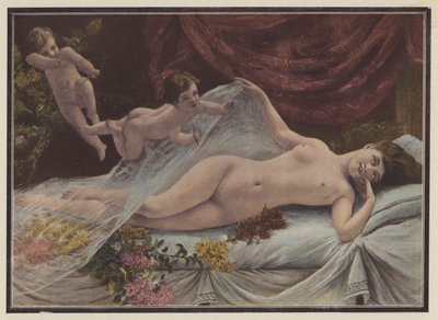 O despertar da primavera (lito colorido) de George van den Bos