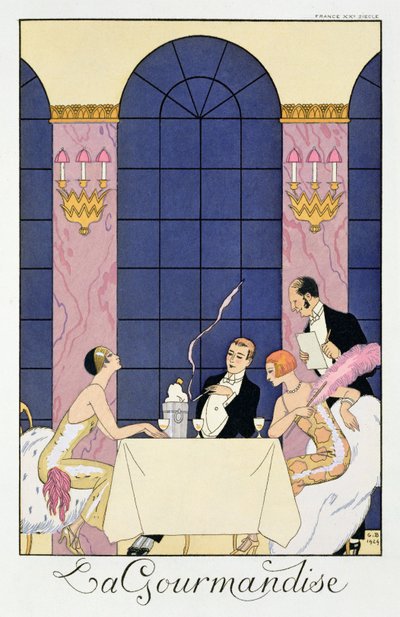 Os Gourmands de Georges (after) Barbier