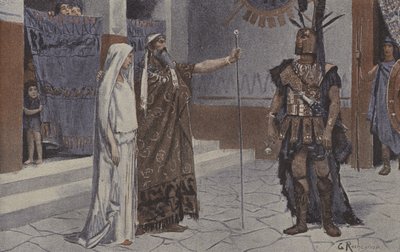 Briseis (cor litho) de Georges (after) Rochegrosse