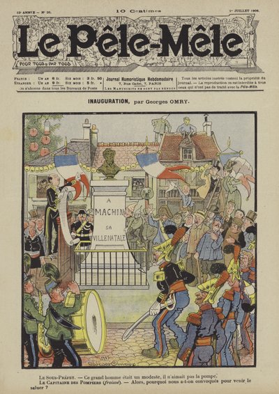 Inauguração. Ilustração para Le Pele-Mele de Georges Antonin Henri Mory