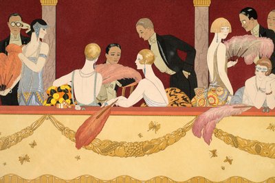 Eventos, gravados por H. Reidel de Georges Barbier