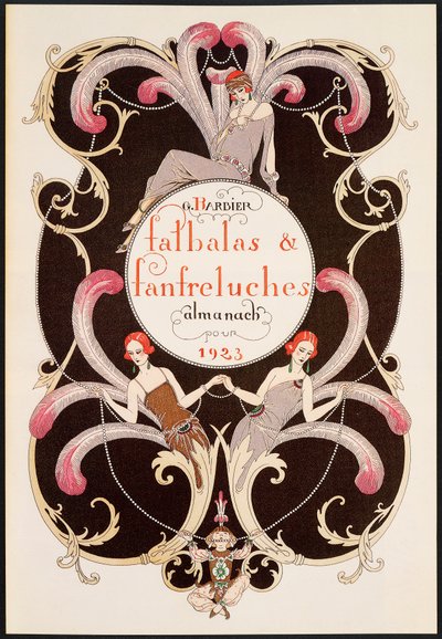 Falbalas et Franfreluches, almanaque da moda de Georges Barbier