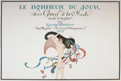Página de título ilustrada. Uma figura masculina nua. de Georges Barbier