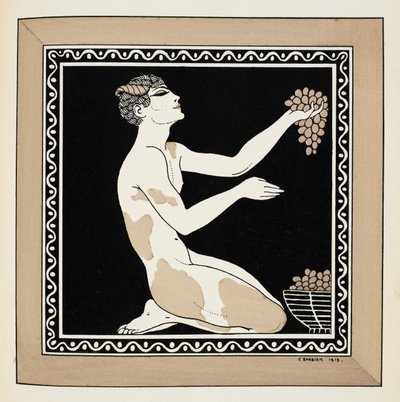 Nijinsky como fauno no ballet L