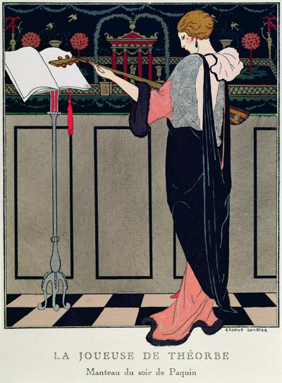 Roupas de verão para a noite da Art Gout Beaute de Georges Barbier