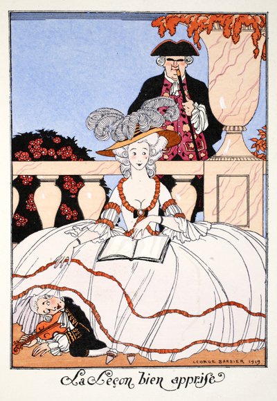 A Lição Bem Aprendida de Georges Barbier