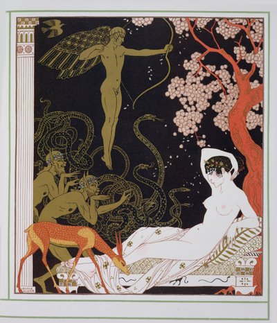 Vénus, ou La belle Hélène (cor litho) de Georges Barbier