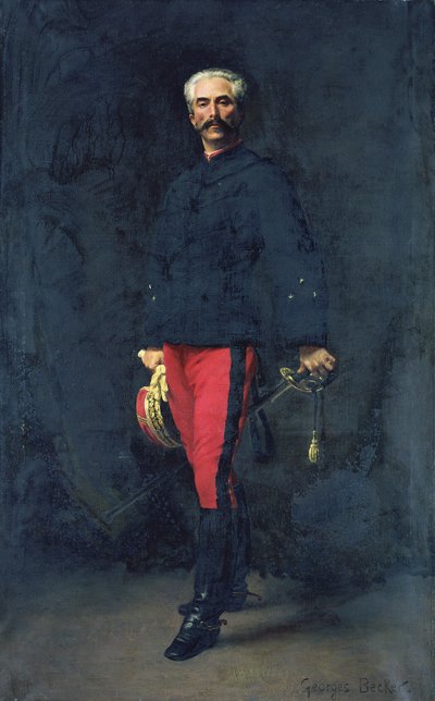 General Gaston Auguste (1830-1909) Marquês de Gallifet de Georges Becker