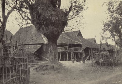 Birmânia: Em Kengtung (foto a p/b) de Georges Bertin Scott