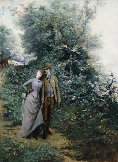 Os Amantes, de Georges Clairin