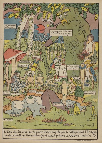 Ilustração para o riso de Georges Delaw