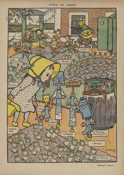 Ilustração para o riso de Georges Delaw