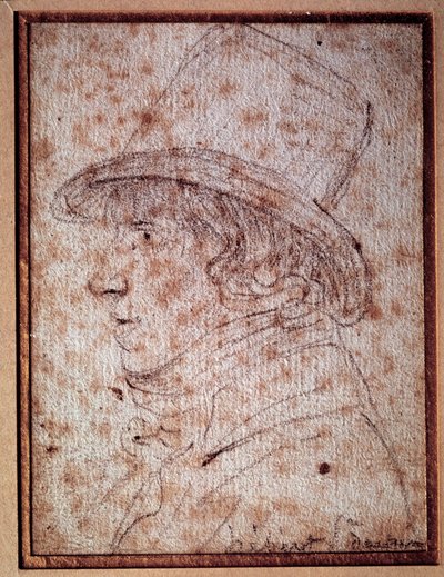 Retrato de Jacques Hebert (1757-1794) jornalista e político revolucionário, fundador do jornal "o pai Duchesne". Desenho de Gabriel de Georges Francois Gabriel