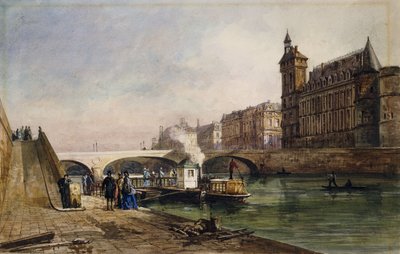 No Sena, Paris, de Georges Francois Guiaud