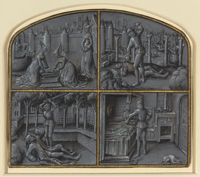 Quatro cenas das lendas de Judas e Pilatos de Georges Hurtrel