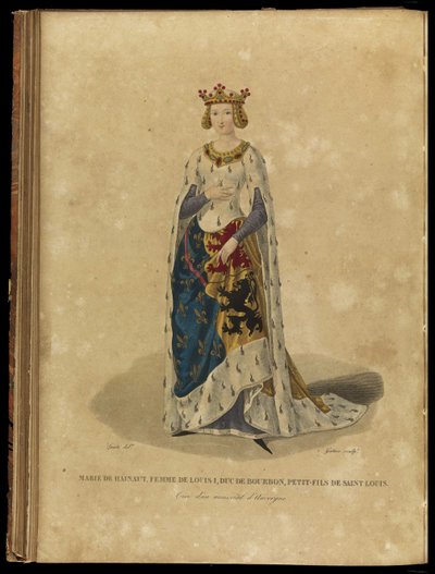 Maria de Avesnes 1280-1354, final do século XVIII. de Georges Jacques Gatine