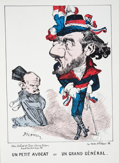 Um Pequeno Advogado e um Grande General, da História da Terceira República, vol. Eu, História Política, pub.1933 de Georges Labadie Pilotell