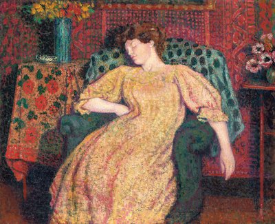 Adormecido, ou La Sieste, c.1906 de Georges Lemmen