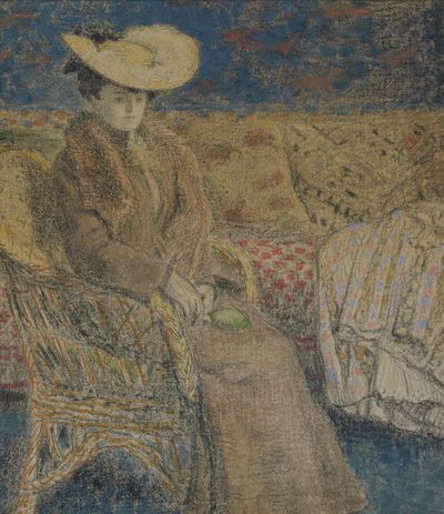 Mulher sentada, c.1900-06 de Georges Lemmen