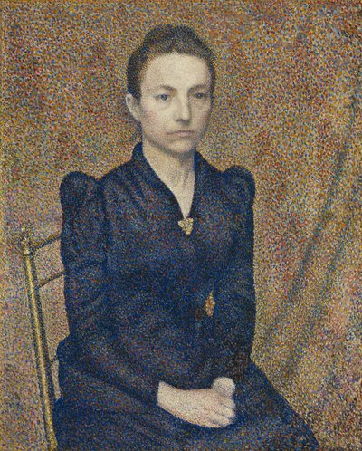 Retrato da irmã do artista, 1891 de Georges Lemmen