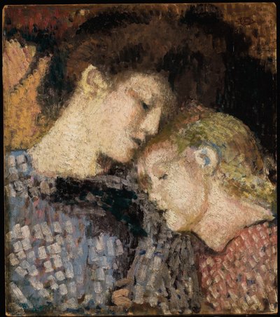 Mulher e criança de Georges Lemmen