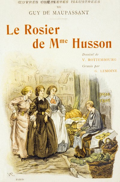 Capa do livro "Le Rosier de Mme Husson" de Guy de Maupassant de Georges Lemoine