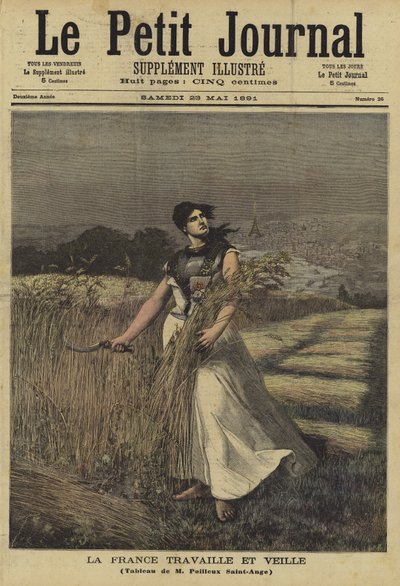 Capa do Le Petit Journal, 23 de maio de 1891 de Georges Louis Poilleux Saint Ange