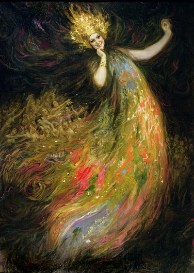 A perseguição dos maias, 1924 de Georges Marie Rochegrosse