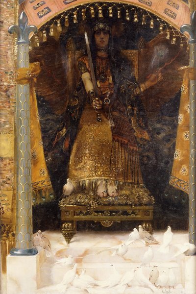 Guerra e Paz, 1886 de Georges Marie Rochegrosse