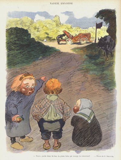 Ilustração para o riso de Georges Meunier