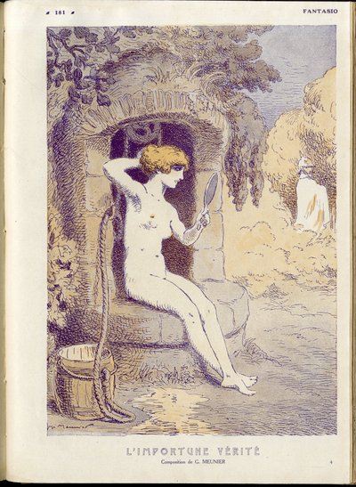 Ilustração de Georges Meunier (1869-1934) em "Fantasio de Georges Meunier