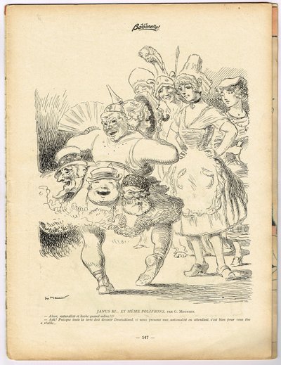 La Baionnette, Satirical em Cores de Georges Meunier