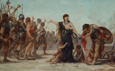 O Sacrifício à Pátria, 1879 de Georges Moreau de Tours