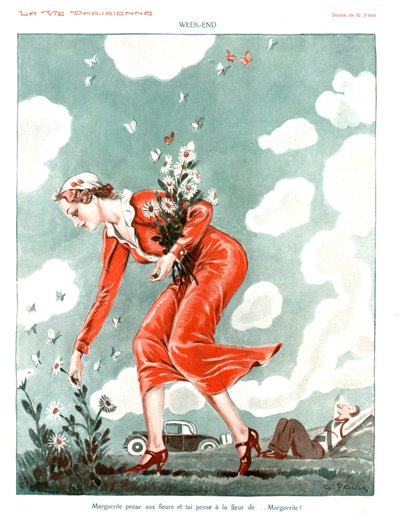 Week-End, ilustração de 