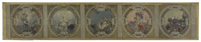 Esboço para a Galeria Lobau da Câmara Municipal de Paris: Arte. História. Filosofia. A Revolução Francesa. A ciência de Georges Picard