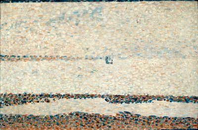 Praia de Gravelines, 1890 de Georges Pierre Seurat
