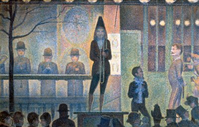 Circo Sideshow, 1887-1888 de Georges Pierre Seurat