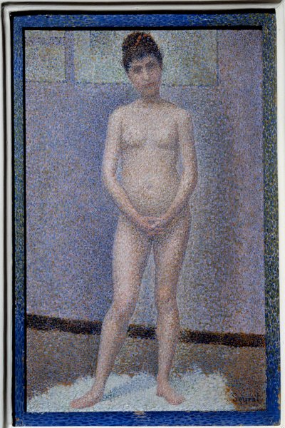 Face-setter Painting by Georges Seurat (1859-1891) de Georges Pierre Seurat