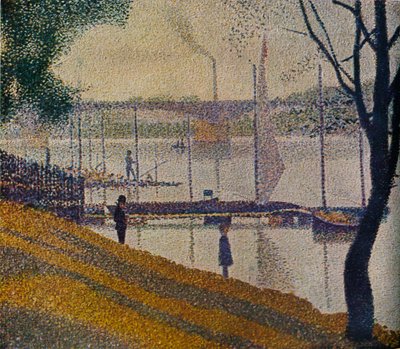 A ponte de Courbevoie, 1886 de Georges Pierre Seurat