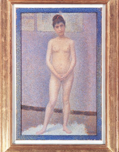 Modelo da frente (Poseuse de face) de Georges Pierre Seurat