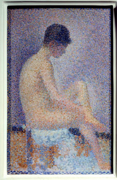 Perfil instalador Pintura por Georges Seurat (1859-1881) 1887 Dim. 0,25x0,16 m Paris musee d