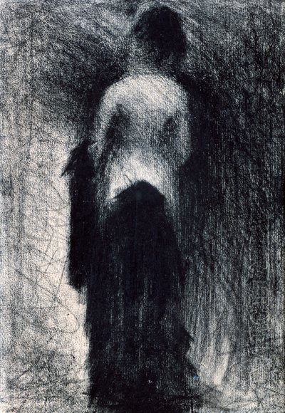 Mulher vista de trás, c1880-1891 de Georges Pierre Seurat
