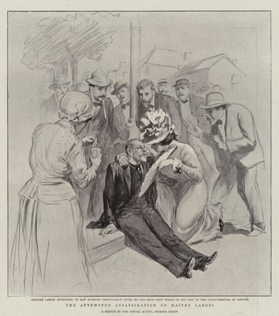 O assassinato tentado de Maitre Labori de Georges Redon
