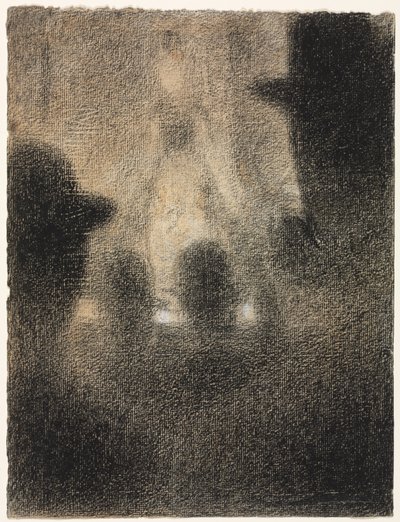 No Café Parisien de Georges Seurat