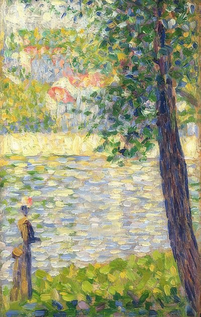 Caminhada matinal. 1885 de Georges Seurat