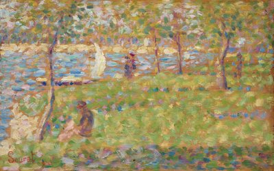 Estudo para "La Grande Jatte" de Georges Seurat