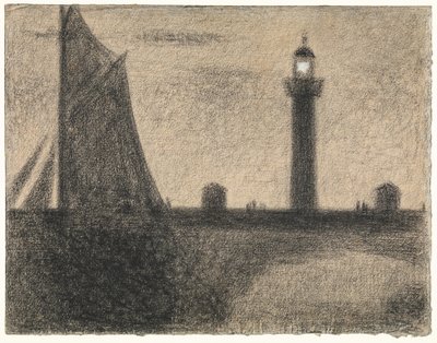 O Farol de Honfleur de Georges Seurat