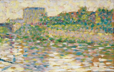 O Sena em Courbevoie de Georges Seurat